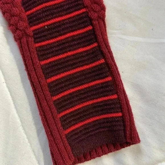 Athleta Marina Chianti Merino Wool Turtleneck Textured Sweater - Picture 2 of 6